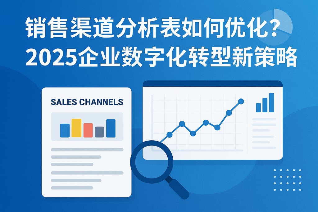 销售渠道分析表如何优化？2025企业数字化转型新策略