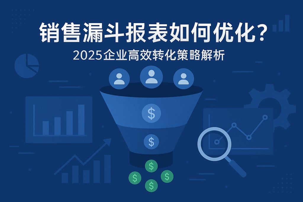 销售漏斗报表如何优化？2025企业高效转化策略解析