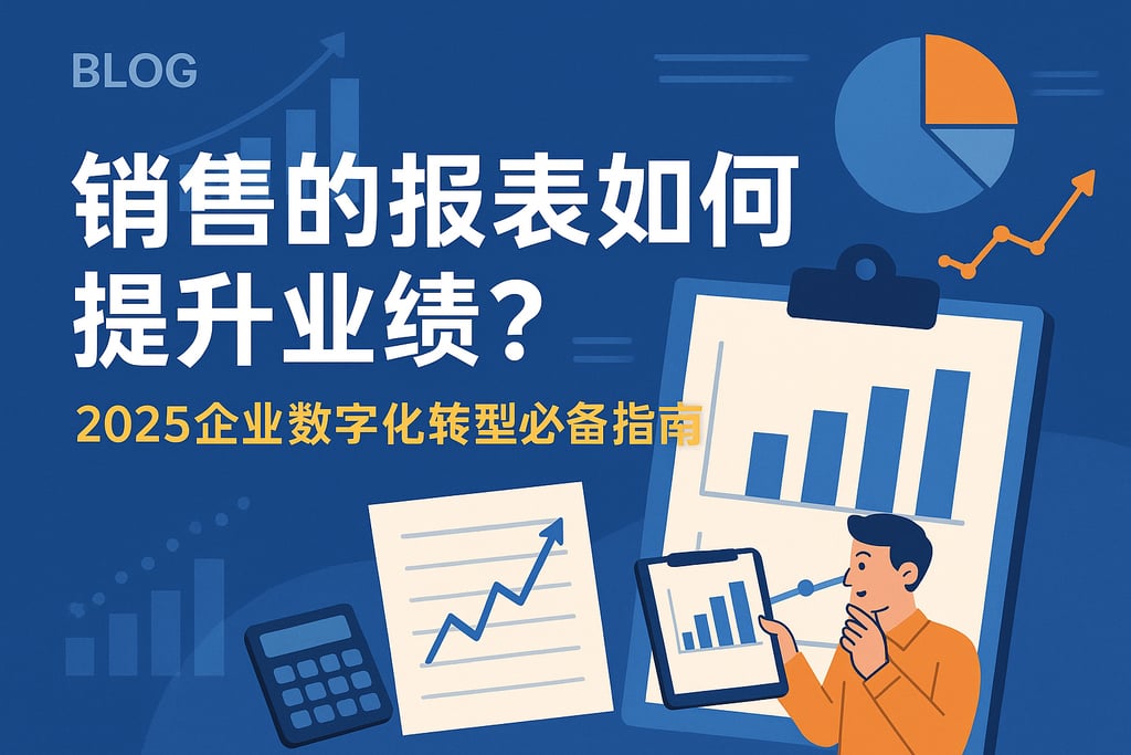 销售的报表如何提升业绩？2025企业数字化转型必备指南
