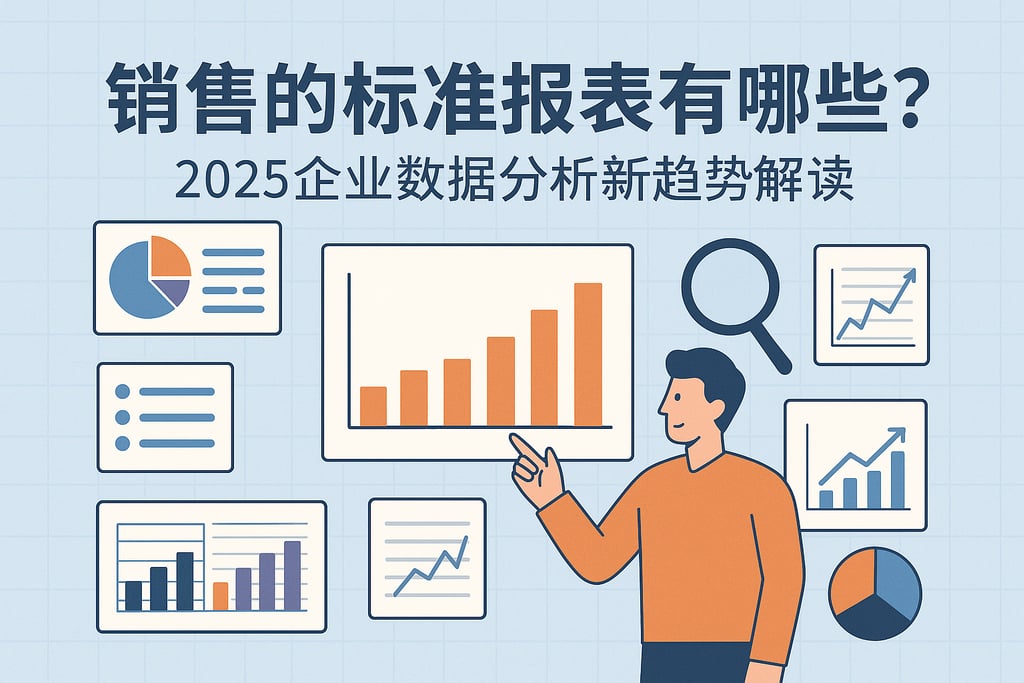 销售的标准报表有哪些？2025企业数据分析新趋势解读