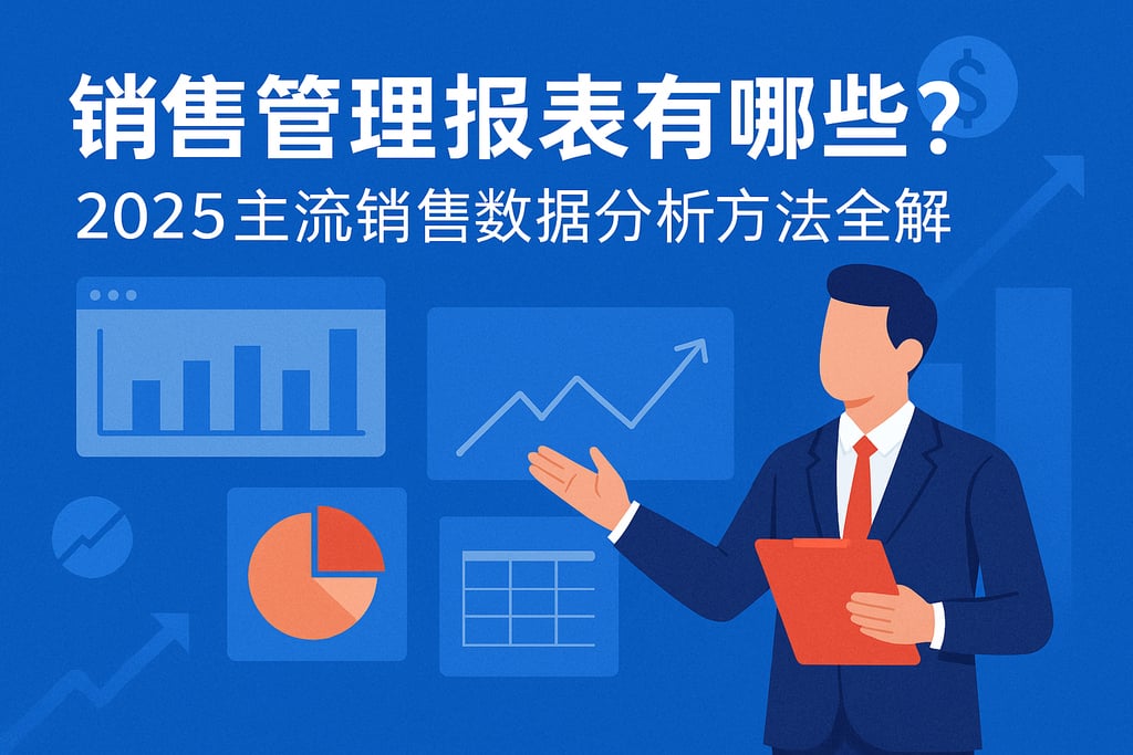 销售管理报表有哪些？2025主流销售数据分析方法全解