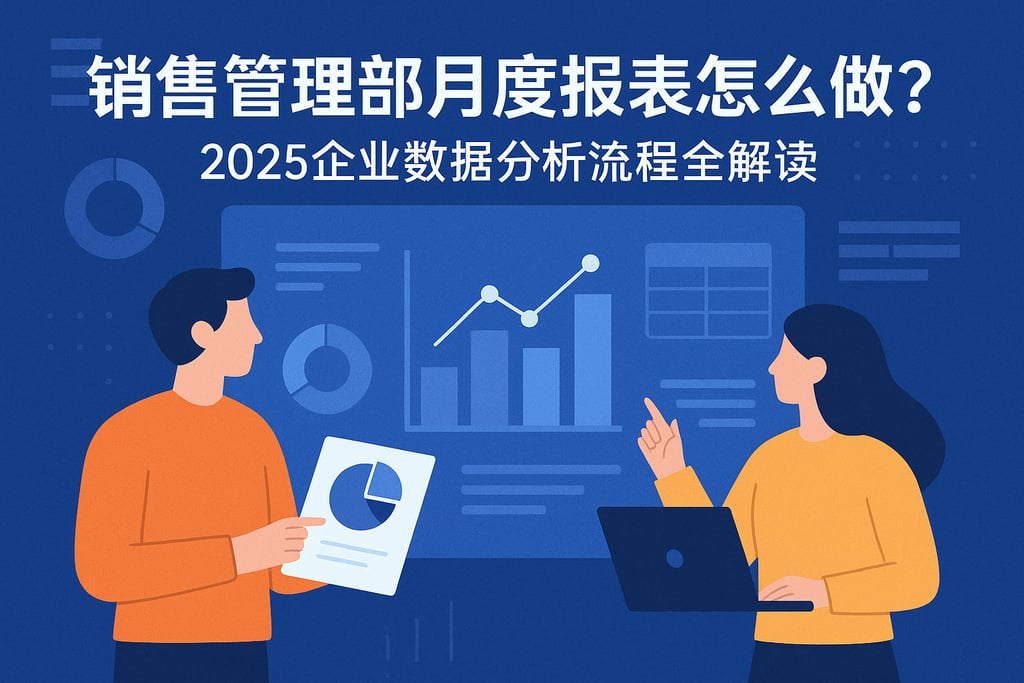 销售管理部月度报表怎么做？2025企业数据分析流程全解读