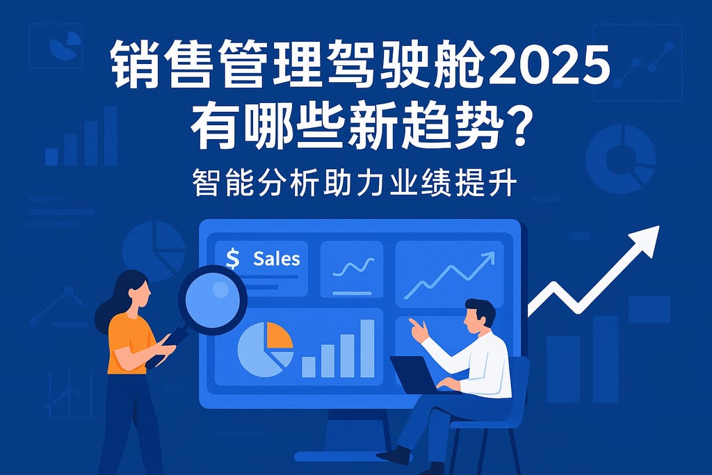 销售管理驾驶舱2025有哪些新趋势？智能分析助力业绩提升