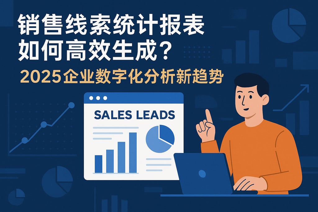 销售线索统计报表如何高效生成？2025企业数字化分析新趋势