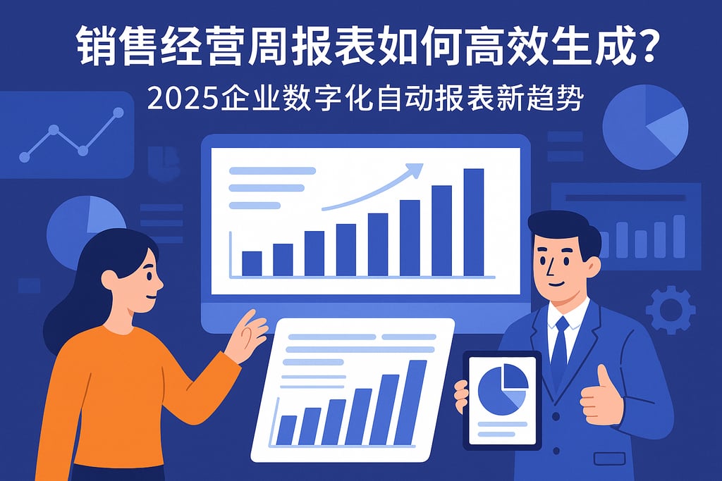 销售经营周报表如何高效生成？2025企业数字化自动报表新趋势