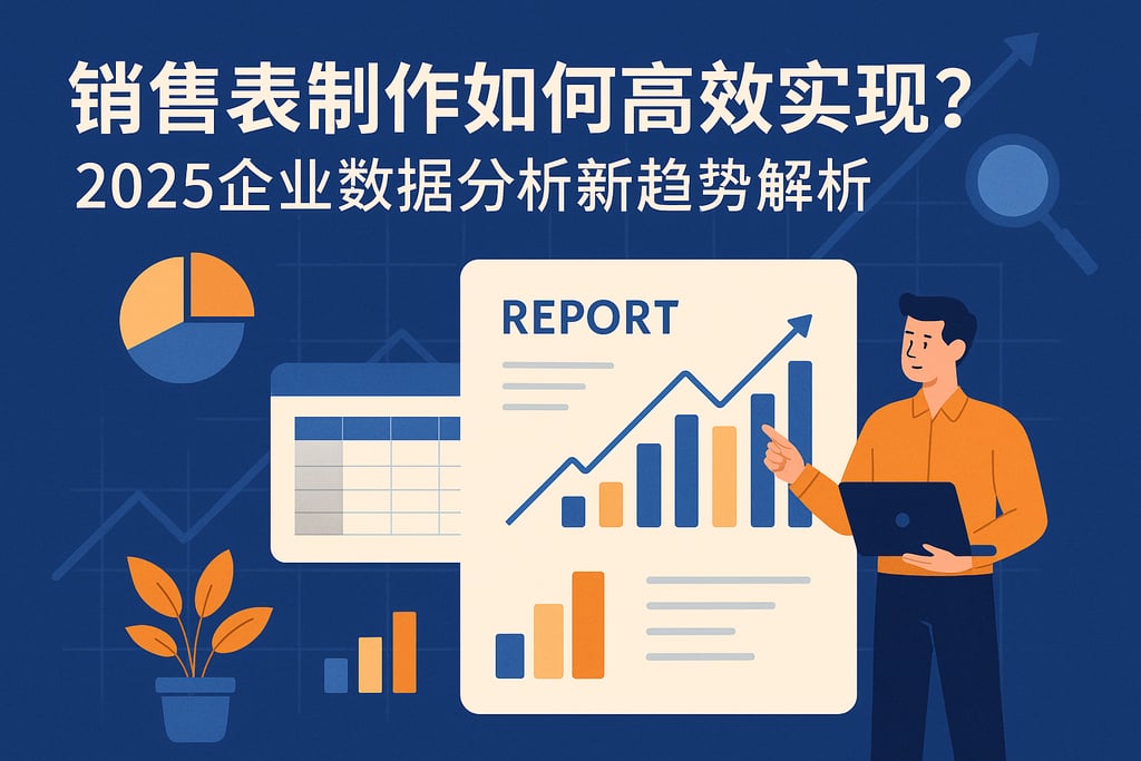 销售表制作如何高效实现？2025企业数据分析新趋势解析