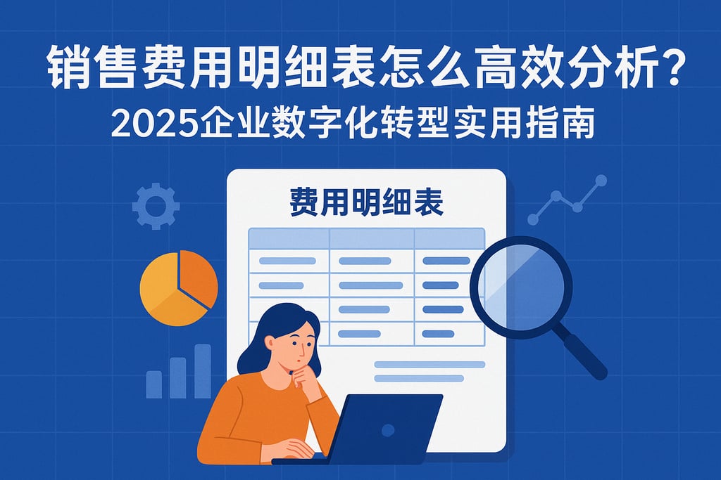 销售费用明细表怎么高效分析？2025企业数字化转型实用指南