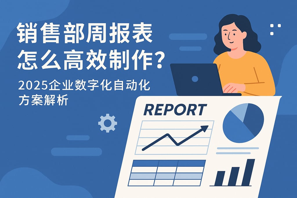 销售部周报表怎么高效制作？2025企业数字化自动化方案解析