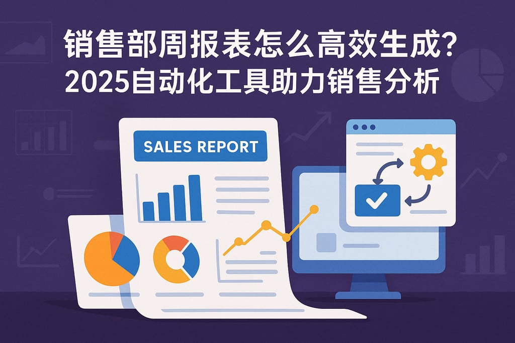 销售部周报表怎么高效生成？2025自动化工具助力销售分析