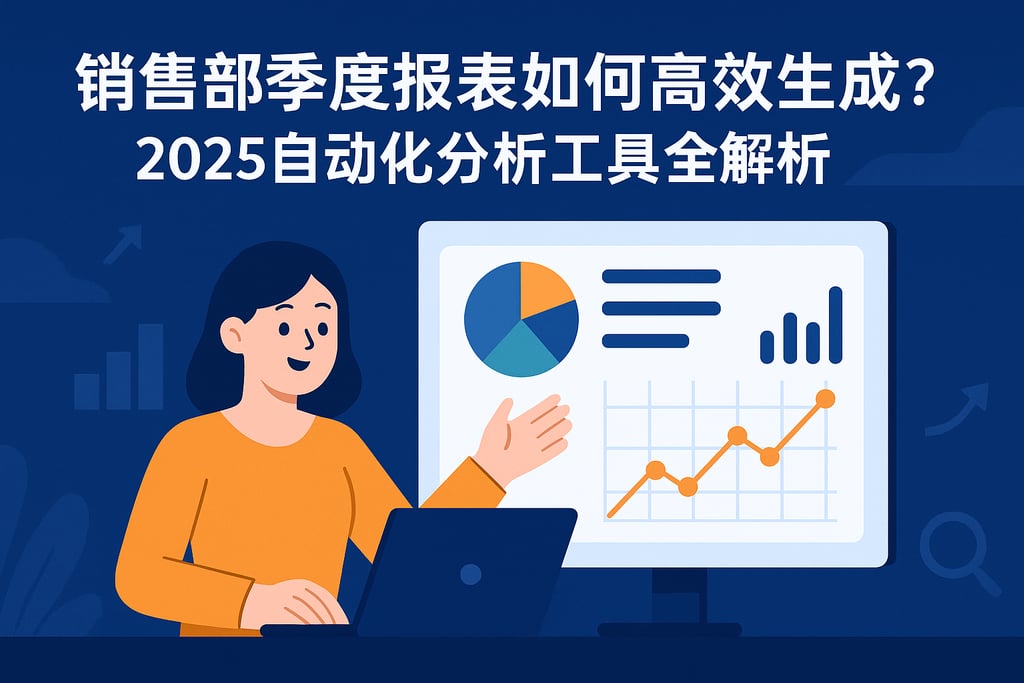 销售部季度报表如何高效生成？2025自动化分析工具全解析