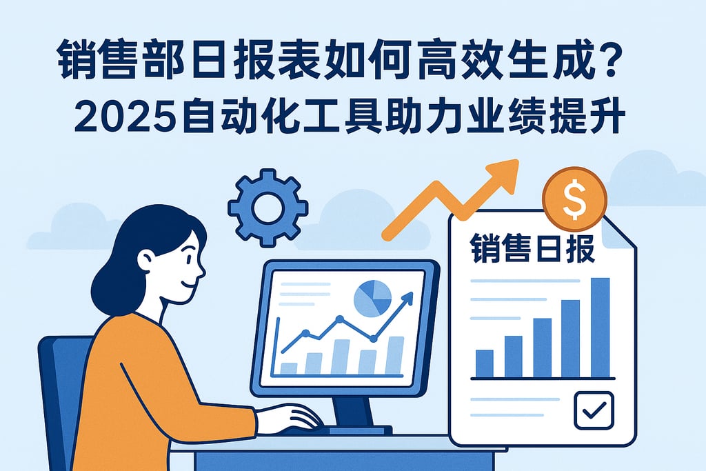 销售部日报表如何高效生成？2025自动化工具助力业绩提升