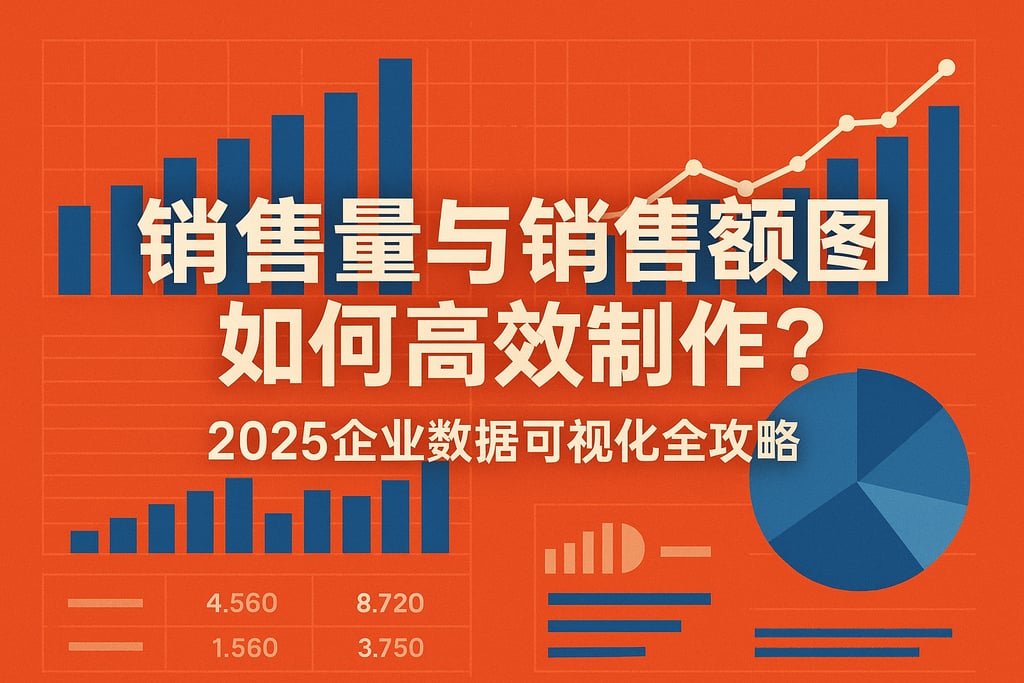 销售量与销售额图表如何高效制作？2025企业数据可视化全攻略