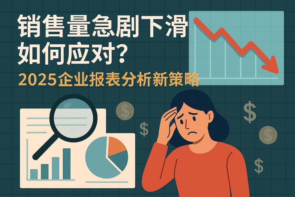 销售量急剧下滑如何应对？2025企业报表分析新策略