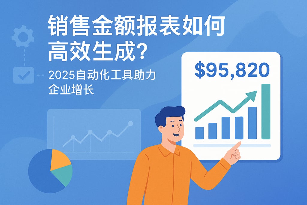 销售金额报表如何高效生成？2025自动化工具助力企业增长