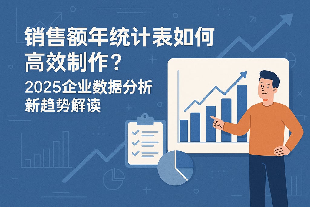 销售额年统计表如何高效制作？2025企业数据分析新趋势解读