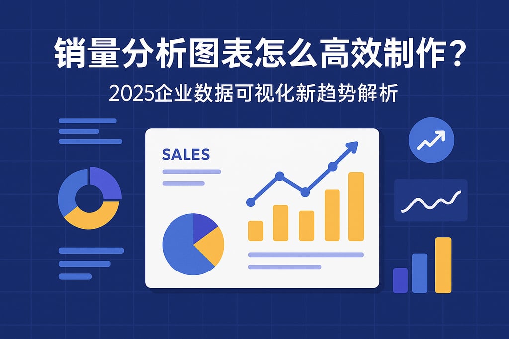 销量分析图表怎么高效制作？2025企业数据可视化新趋势解析