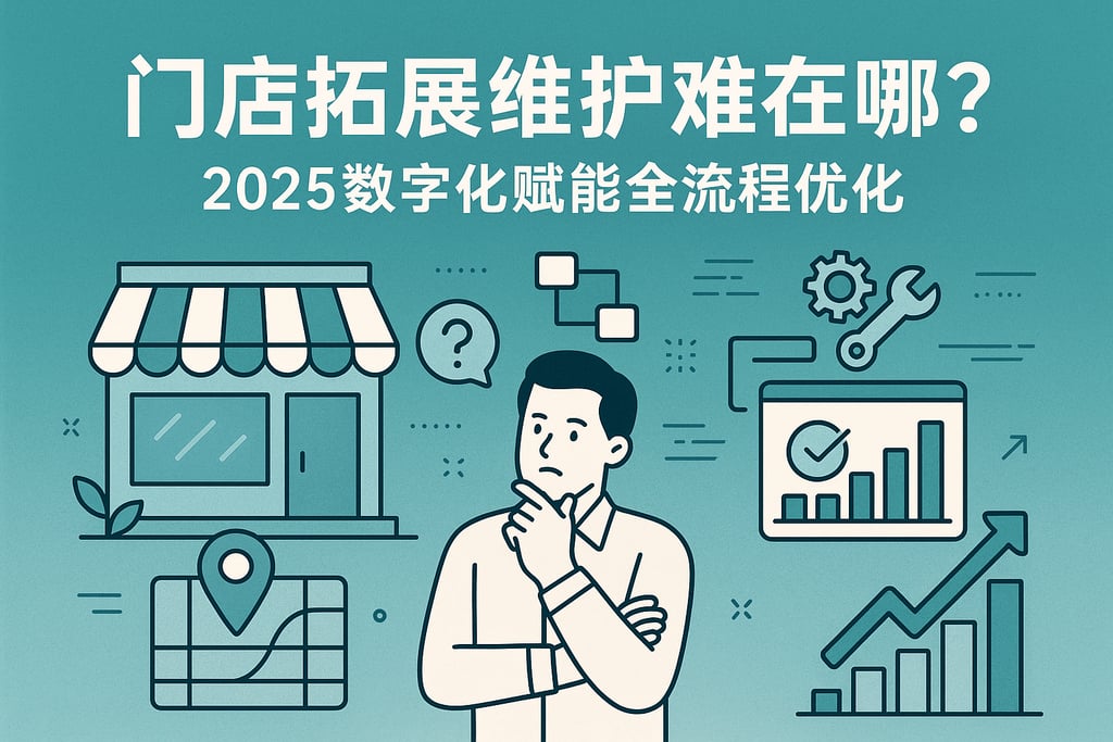 门店拓展维护难在哪？2025数字化赋能全流程优化