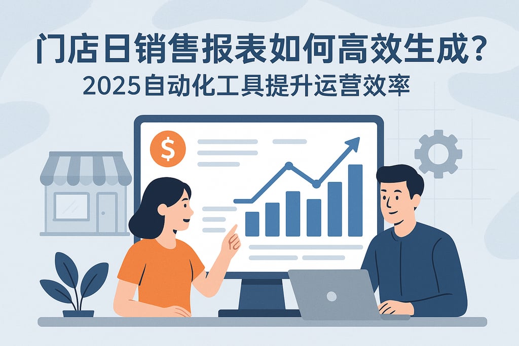 门店日销售报表如何高效生成？2025自动化工具提升运营效率