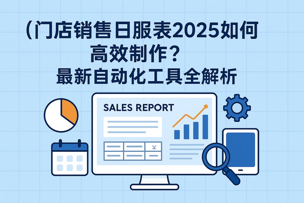 门店销售日报表2025如何高效制作？最新自动化工具全解析