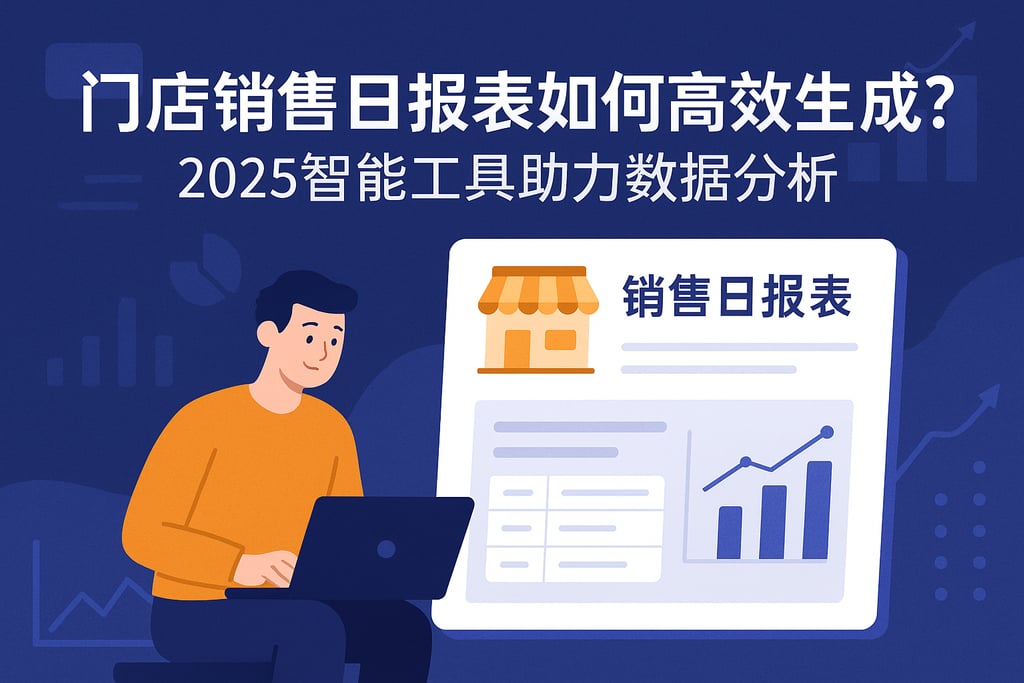 门店销售日报表如何高效生成？2025智能工具助力数据分析