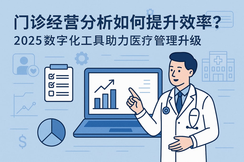 门诊经营分析如何提升效率？2025数字化工具助力医疗管理升级