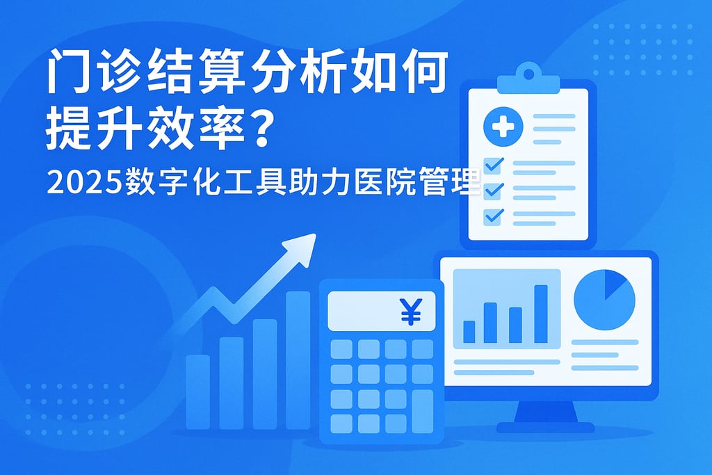 门诊结算分析如何提升效率？2025数字化工具助力医院管理