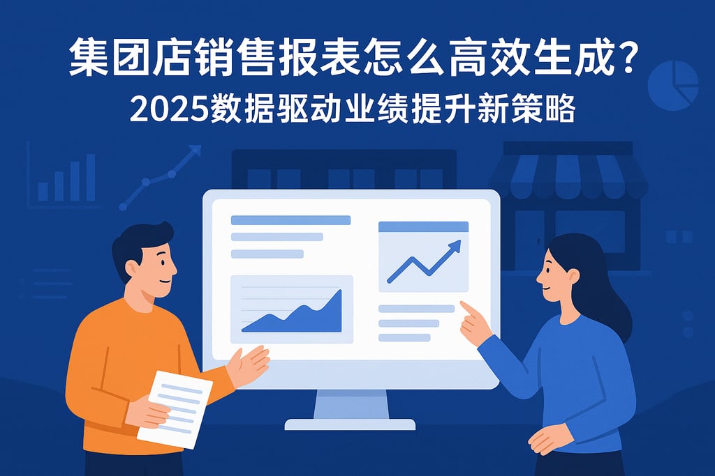 集团店销售报表怎么高效生成？2025数据驱动业绩提升新策略