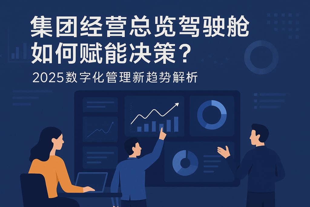 集团经营总览驾驶舱如何赋能决策？2025数字化管理新趋势解析