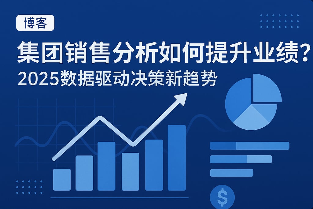 集团销售分析如何提升业绩？2025数据驱动决策新趋势