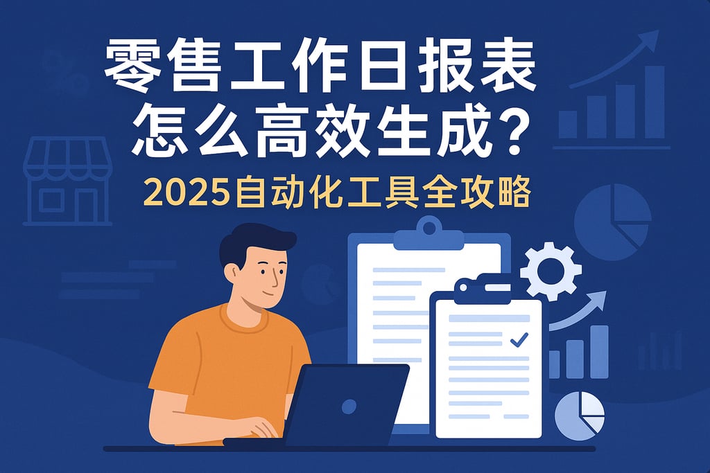 零售工作日报表怎么高效生成？2025自动化工具全攻略