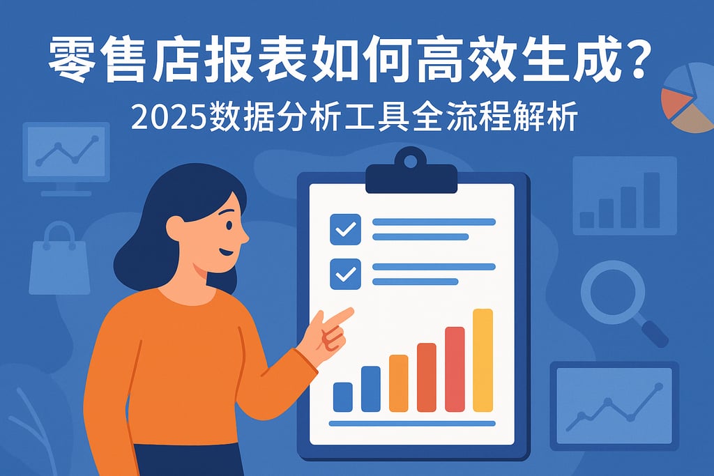 零售店报表如何高效生成？2025数据分析工具全流程解析