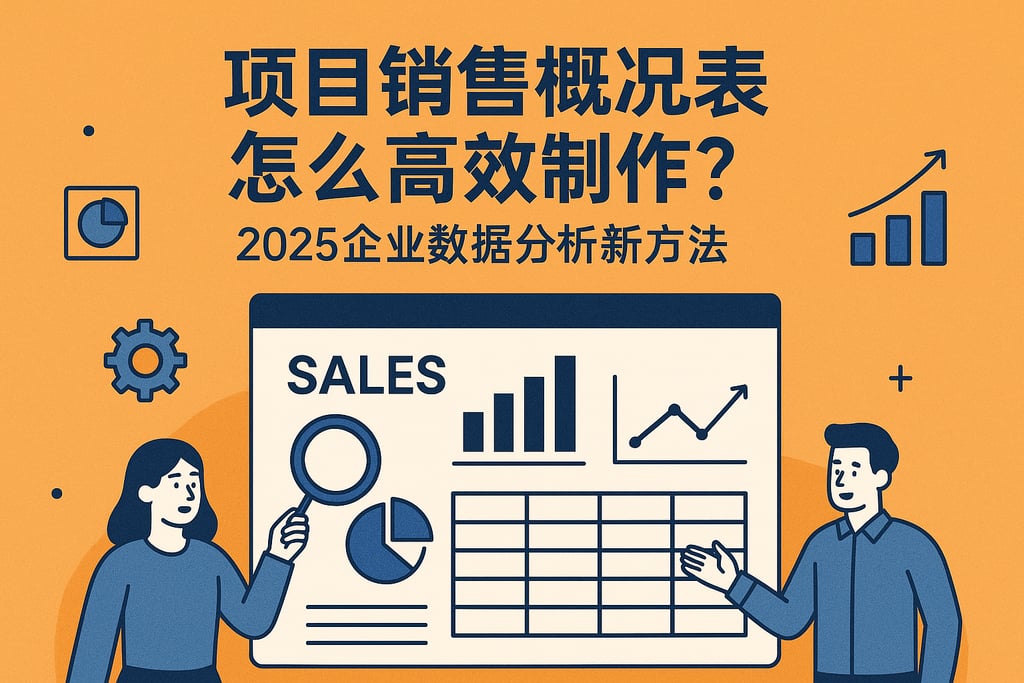 项目销售概况表怎么高效制作？2025企业数据分析新方法