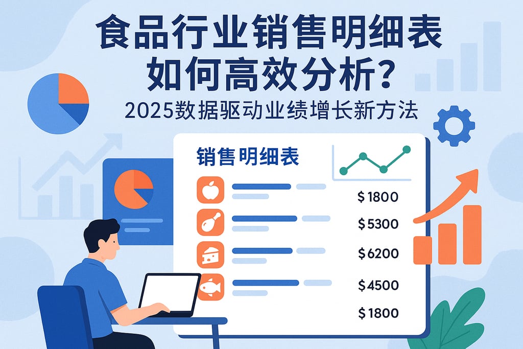 食品行业销售明细表如何高效分析？2025数据驱动业绩增长新方法