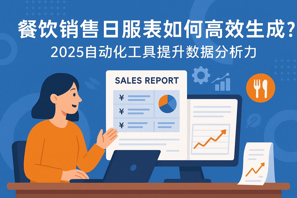 餐饮销售日报表如何高效生成？2025自动化工具提升数据分析力