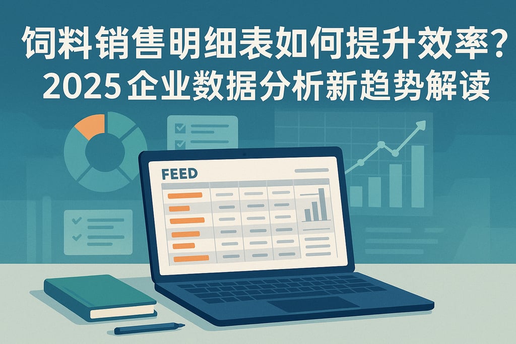 饲料销售明细表如何提升效率？2025企业数据分析新趋势解读