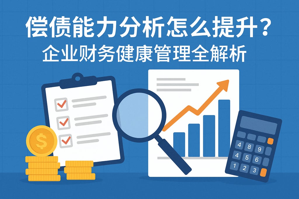 偿债能力分析怎么提升?企业财务健康管理全解析 | 帆软数字化转型知识库