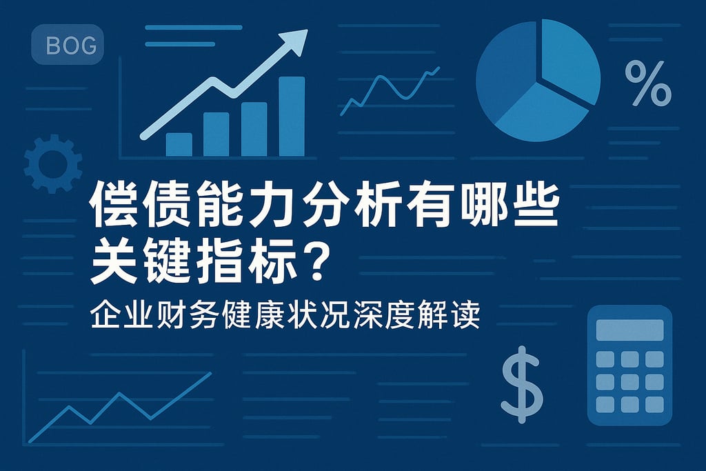 偿债能力分析有哪些关键指标？企业财务健康状况深度解读 | 帆软数字化转型知识库