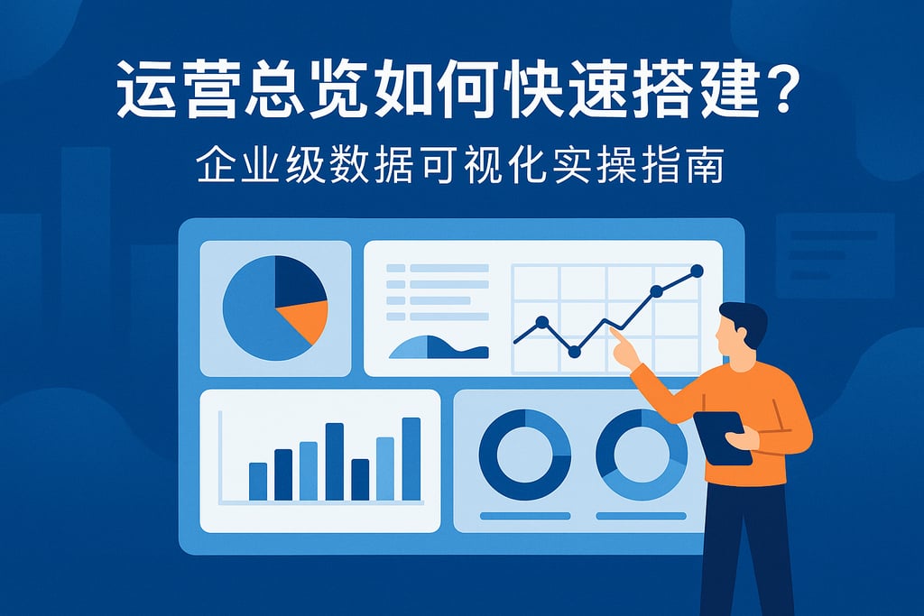 运营总览如何快速搭建？企业级数据可视化实操指南 | 帆软数字化转型知识库