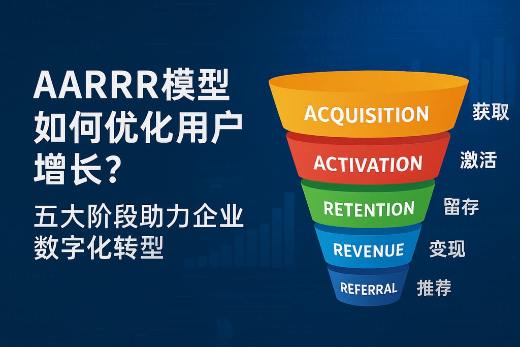 AARRR模型如何优化用户增长？五大阶段助力企业数字化转型
