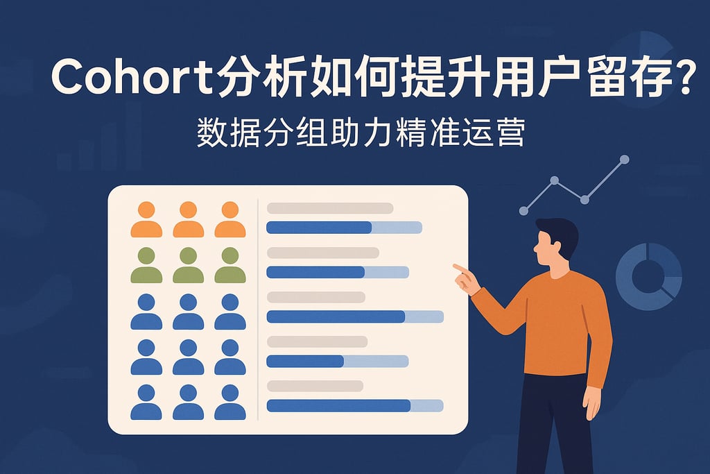 Cohort分析如何提升用户留存？数据分组助力精准运营
