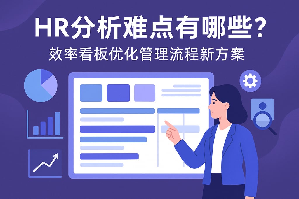 HR分析难点有哪些？效率看板优化管理流程新方案