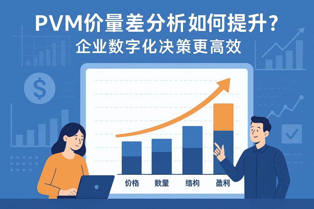 PVM价量差分析如何提升盈利？企业数字化决策更高效