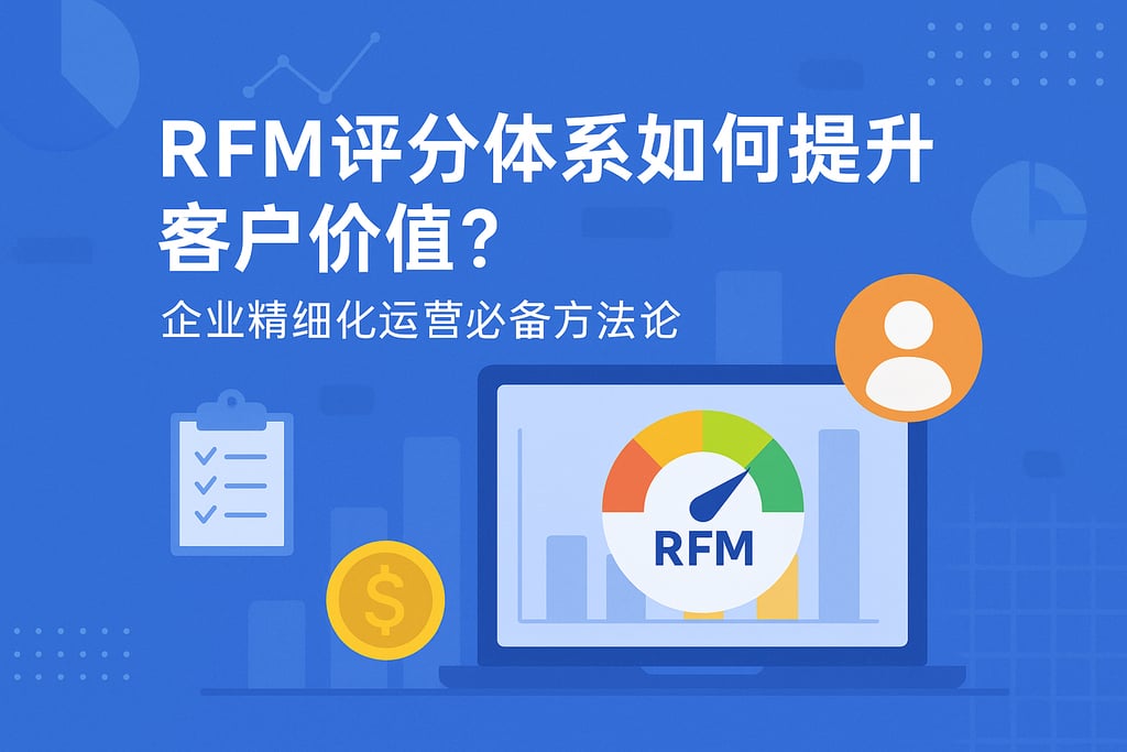 RFM评分体系如何提升客户价值？企业精细化运营必备方法论