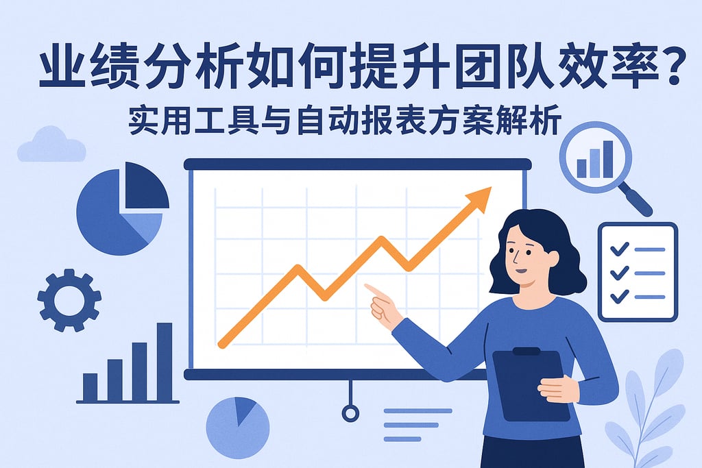 业绩分析如何提升团队效率？实用工具与自动报表方案解析