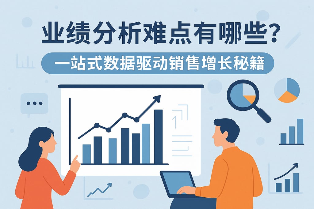 业绩分析难点有哪些？一站式数据驱动销售增长秘籍