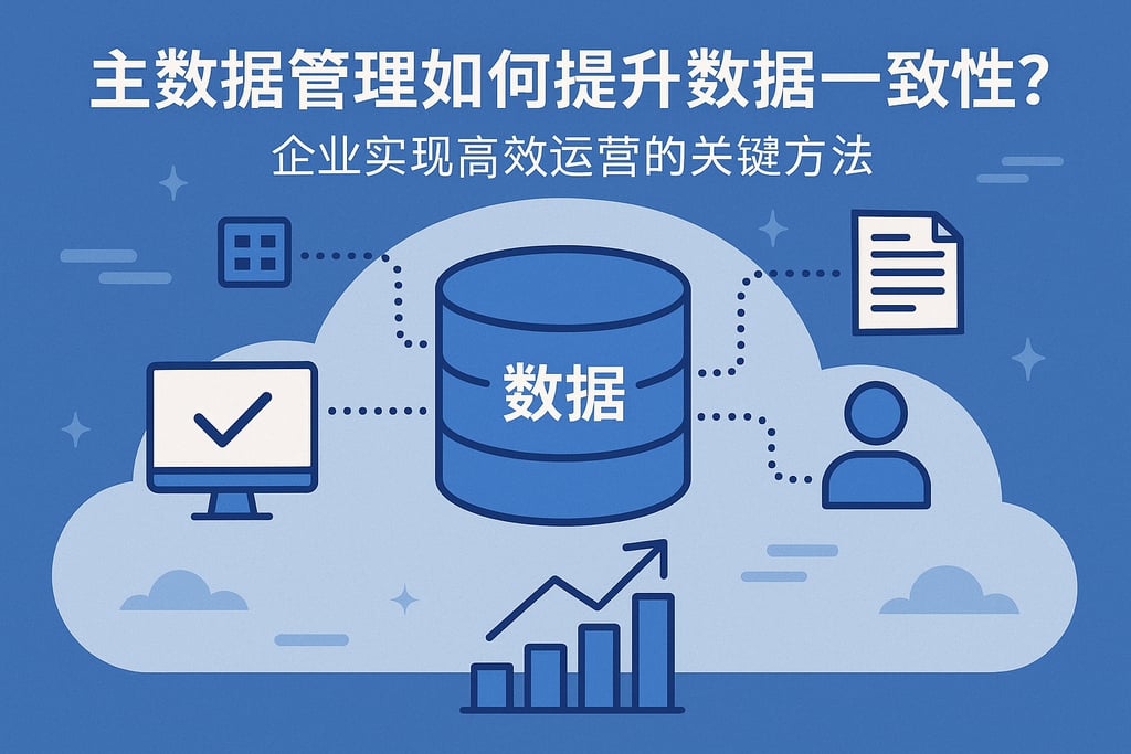 主数据管理如何提升数据一致性？企业实现高效运营的关键方法