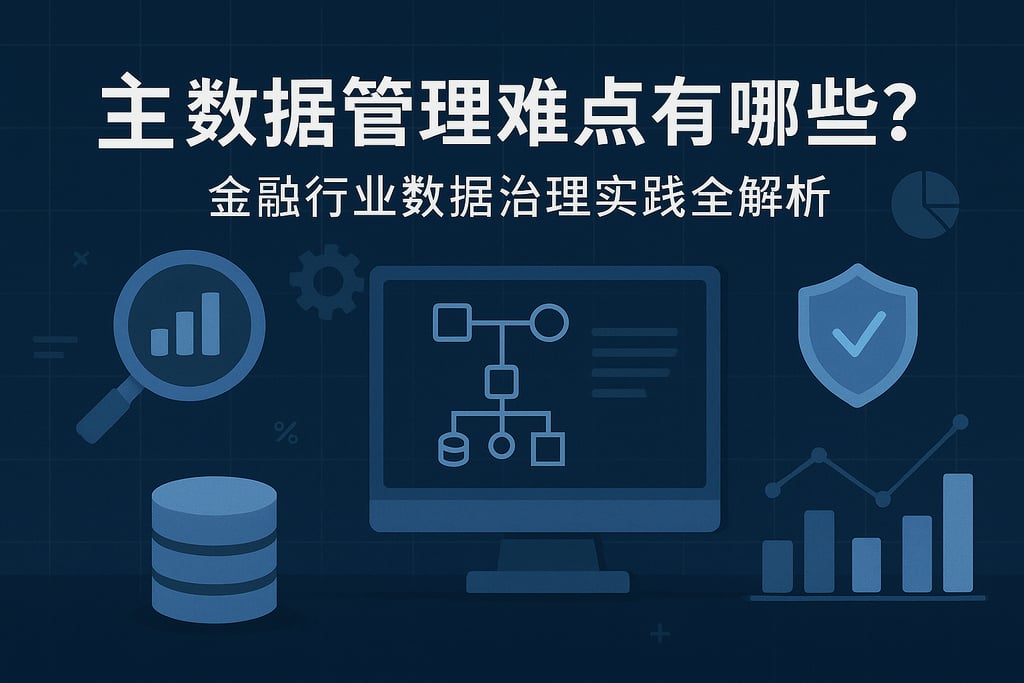 主数据管理难点有哪些？金融行业数据治理实践全解析