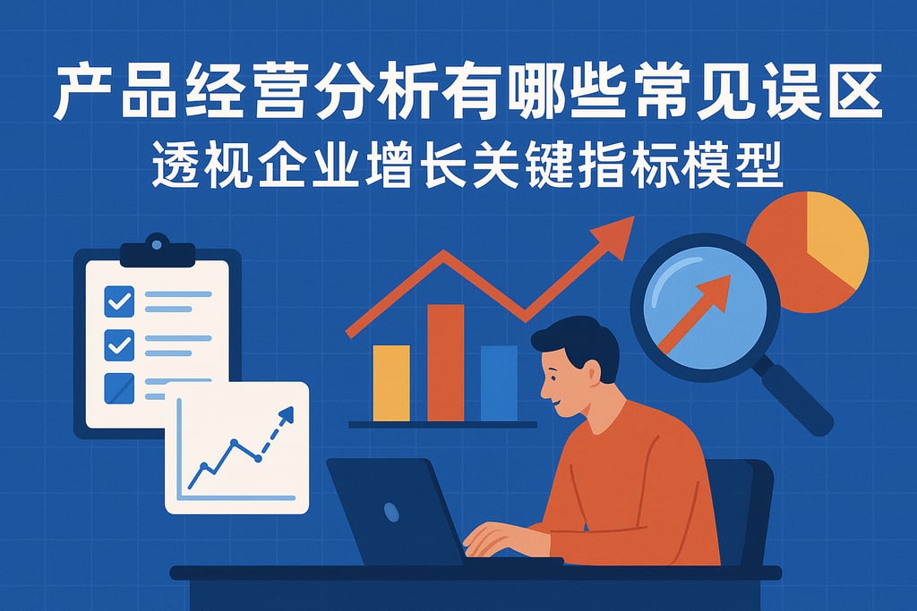 产品经营分析有哪些常见误区？透视企业增长关键指标模型