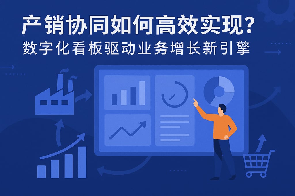 产销协同如何高效实现？数字化看板驱动业务增长新引擎