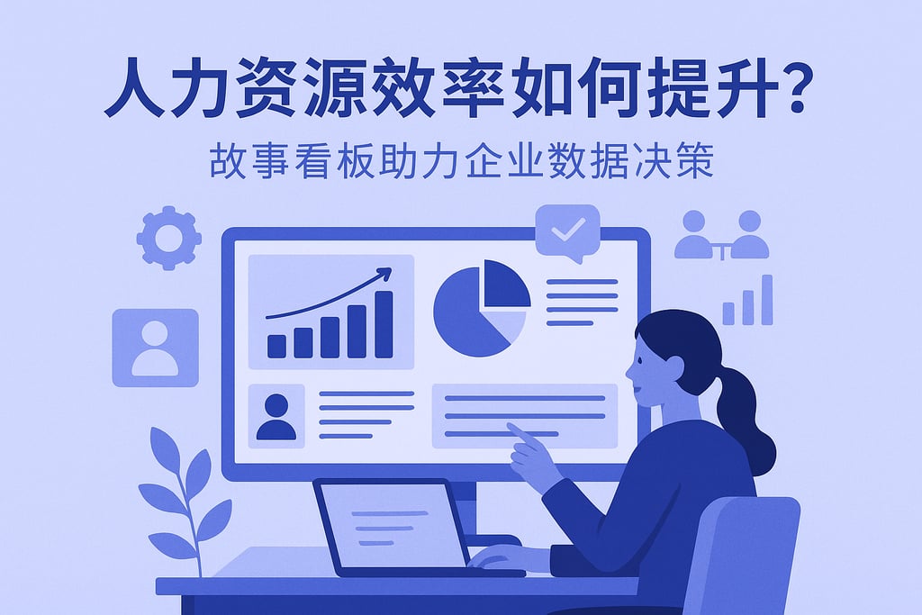人力资源效率如何提升？故事看板助力企业数据决策